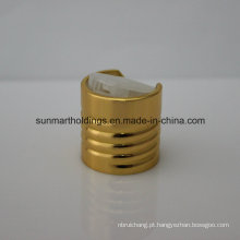 24/410 tampas de disco de parafuso de rosca de alumínio dourado
